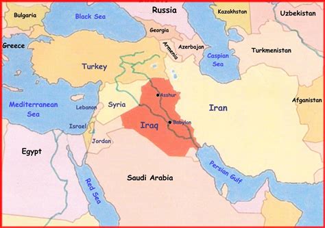 Fertile Crescent Map Modern Countries