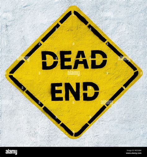 dead end road sign, grunge style Stock Photo - Alamy