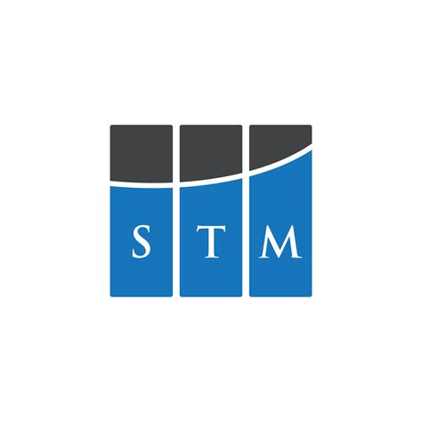 STM letter logo design on white background. STM creative initials letter logo concept. STM ...