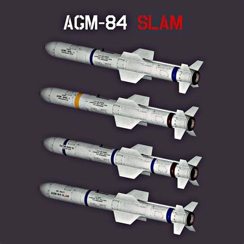 AGM-84 Harpoon Missile Skin Pack - Thirdwire: Strike Fighters 2 Series ...