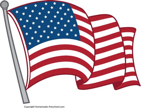 cartoon american flag American flag clipart cute pencil and in color ...