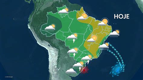 Previsão do tempo para sexta-feira, 04/10/2019, Brasil | Previsão do ...