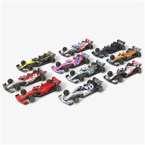 Formula 1 Season 2020 F1 Race Car Collection 3D model | OpticalDreamSoft