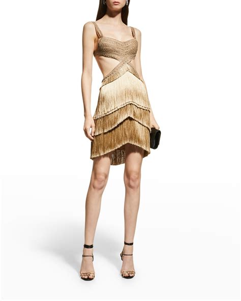 Gold Metallic Dress | Neiman Marcus