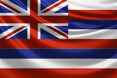 Hawaii State Flag Digital Art by Serge Averbukh