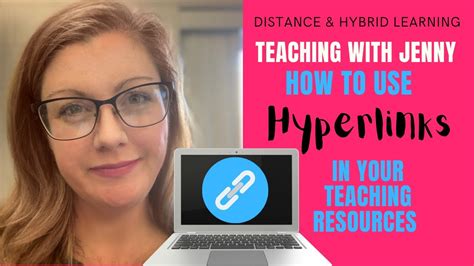 Hyperlinks in your teaching resources - YouTube