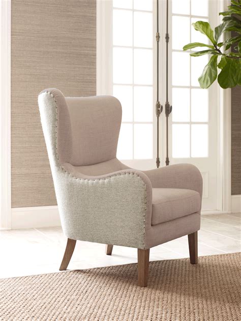 Elle Decor Wingback Upholstered Accent Chair | Modern wingback chairs, Upholstered accent chairs ...