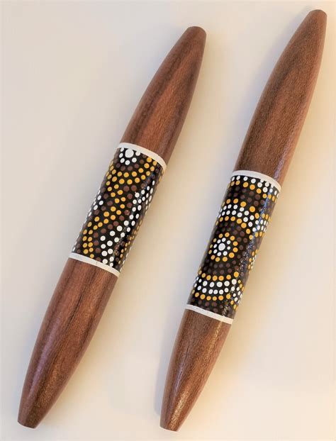 Traditional Aboriginal Clapsticks - Etsy UK