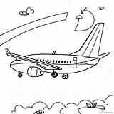 Boeing 737 In Flight Coloring Page 17831 14081 sketch template