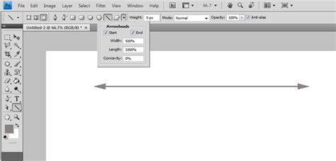 Line Tool in Photoshop | Steps to use Line Tool with Screenshots