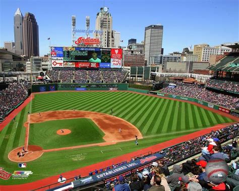 Cleveland Indians Stadium MLB Baseball Photo | Indians Memorabilia ...