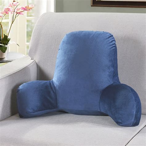 Large Plush Backrest Lumbar Back Reading Pillow with Arms,Support TV ...