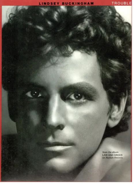 LINDSEY BUCKINGHAM-TROUBLE-SHEET MUSIC-PIANO/VOCAL/CHORDS-FLEETWOOD Mac ...