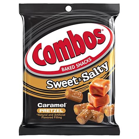 COMBOS Stuffed Snacks Baked Pretzel Sweet & Salty Caramel - 6 Oz - Albertsons