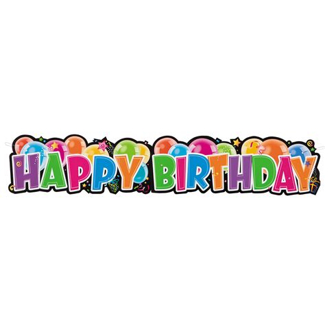 Unique Giant Happy Birthday Banner - Shop Party Supplies at H-E-B