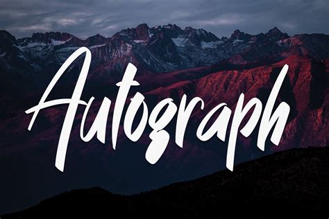 Autograph (1578344) | Handwritten | Font Bundles