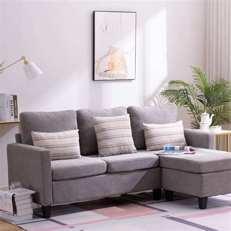 Anyter Convertible Sectional Sofa Couch, L-Shaped Couch with Reversible ...