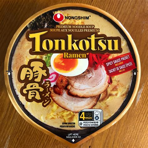 Nongshim Tonkotsu Ramen Bowl (Premium Noodle Soup) from Costco