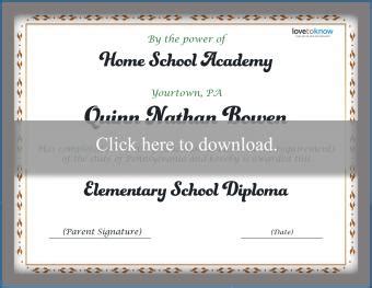 Homeschool Diploma Facts and Free Editable Templates | LoveToKnow