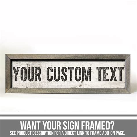 Custom Metal Sign Rustic Sign Metal Signs Personalized | Etsy