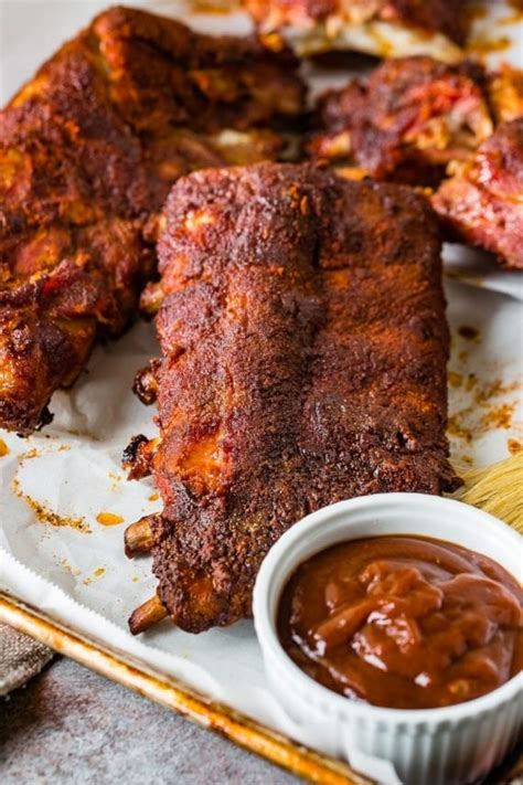 Traeger Ribs Recipe (Easy Smoked Ribs!) - Oh Sweet Basil