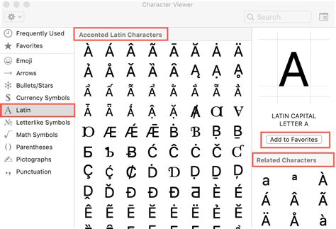 Latin Symbols Keyboard