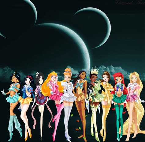 Sailor Disney Princesses UNITE - Disney Princess Photo (31713546) - Fanpop