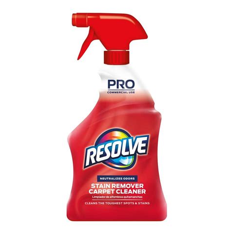 Resolve 32 oz. Professional Carpet Cleaner and Stain Remover Spray ...