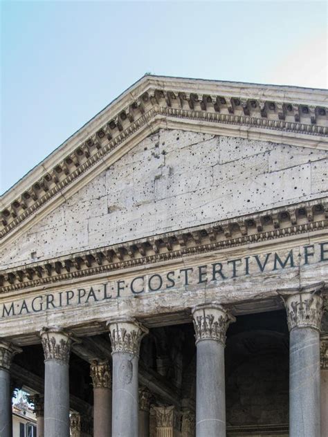 Rome, Italy, 23 February, 2019: Pantheon of Agrippa Editorial Photo - Image of building ...