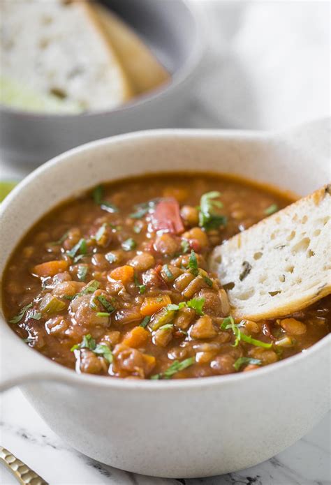 30-min Wholesome Healthy Instant Pot Vegetarian Lentil Soup Recipe