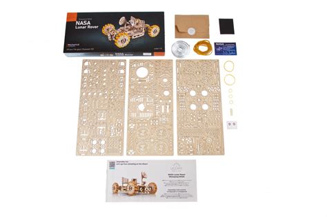 Ugears DIY 3D model kit NASA Lunar Rover