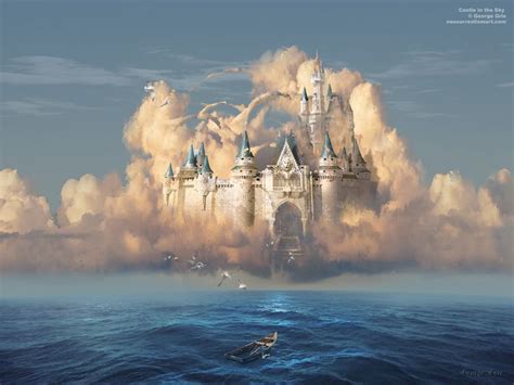 Castle in the Sky or Clouds of Shattered Dreams | Castle in the sky, Fantasy castle, Sky art