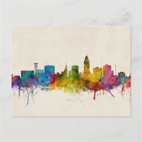 Lincoln Nebraska Skyline Postcard | Zazzle