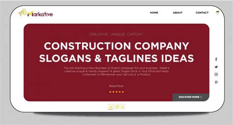 119 Powerful Construction Company Slogans & Taglines ideas - Markative