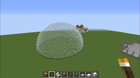 Glass Dome In Minecraft