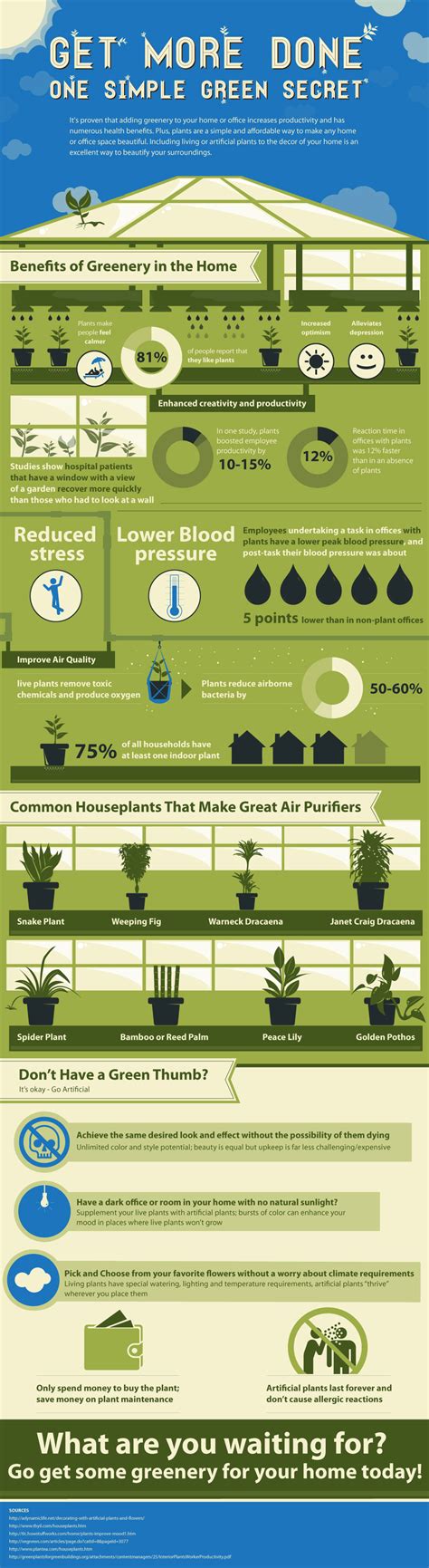 Benefits of Having Plants [INFOGRAPHIC] - Foliage Design Systems of Alabama