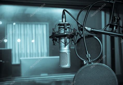 Professional condenser studio microphone — Stock Photo © Tzido #115959354