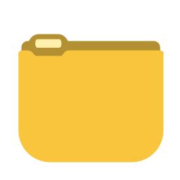 Yellow Folder Icon | Download Squareplex icons | IconsPedia