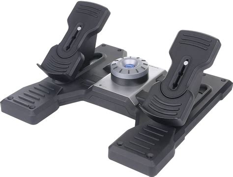 Logitech Gaming Saitek Pro Flight Rudder Pedals PZ35 Flight sim foot controls USB PC Black ...