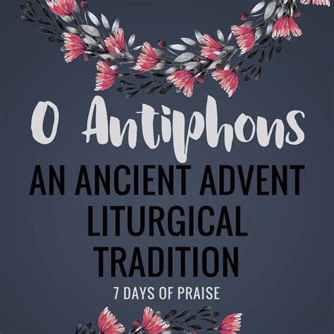 O Antiphons Printable Set & Activity Guide Advent Family Devotions Prayers - Etsy