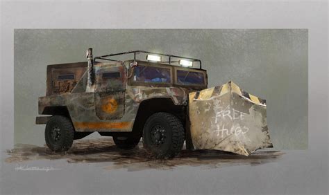 post apocalypse vehicle by AndreLammers on DeviantArt