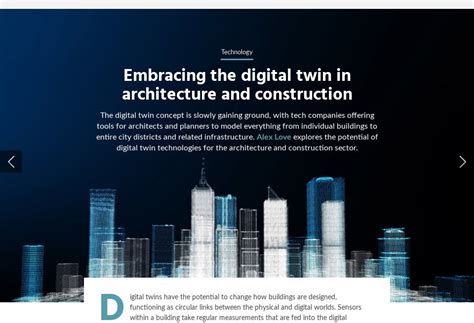 Embracing the digital twin in architecture and construction - Design & Build Review | Issue 62 ...