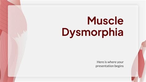 Muscle Dysmorphia