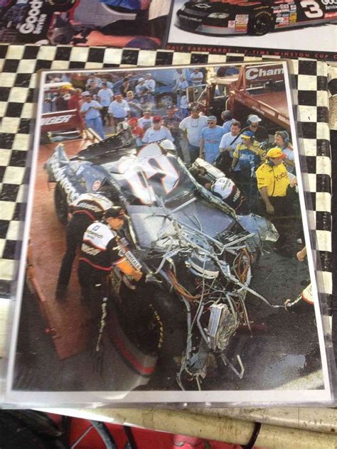 Dale Earnhardt's car after his 1996 Talladega crash (AKA the one that ...