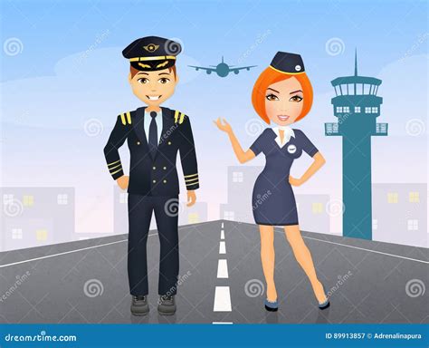 Airport control tower stock illustration. Illustration of flight - 89913857