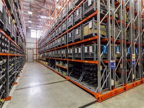 Mobile Pallet Racking - Techno Metal shelving & Storage Solution