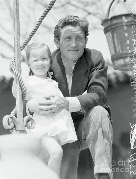 Spencer Tracy With Daughter Photograph by Bettmann - Fine Art America