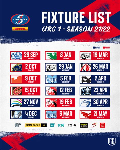 The Stormers | New era revealed as first URC fixtures are confirmed