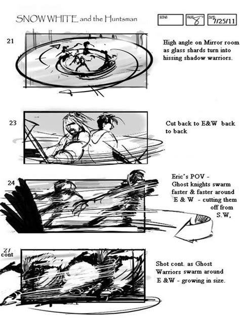 ‘Snow White and the Hunstman’ Storyboard Artist: Jeff Errico | Storyboard, Storyboard artist ...