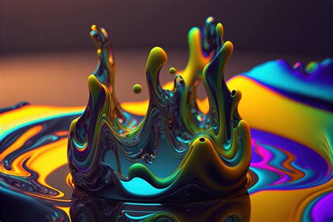 Wallpaper ultra HD 4k abstract liquid metallic